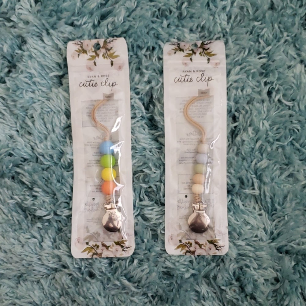 Ryan & Rose pacifier clip lot